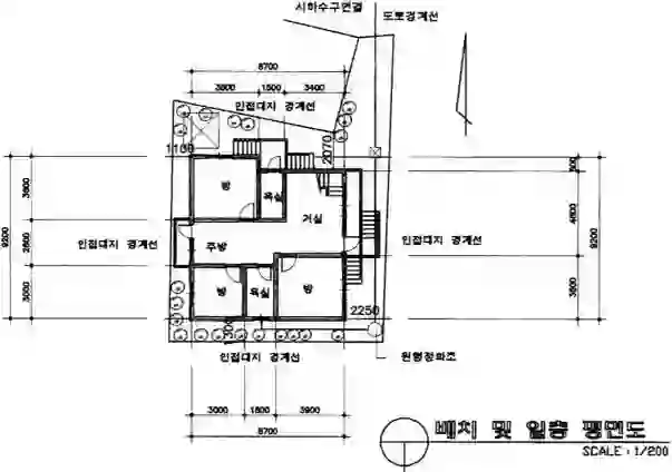 독산동 1009-102 배치도 이미지